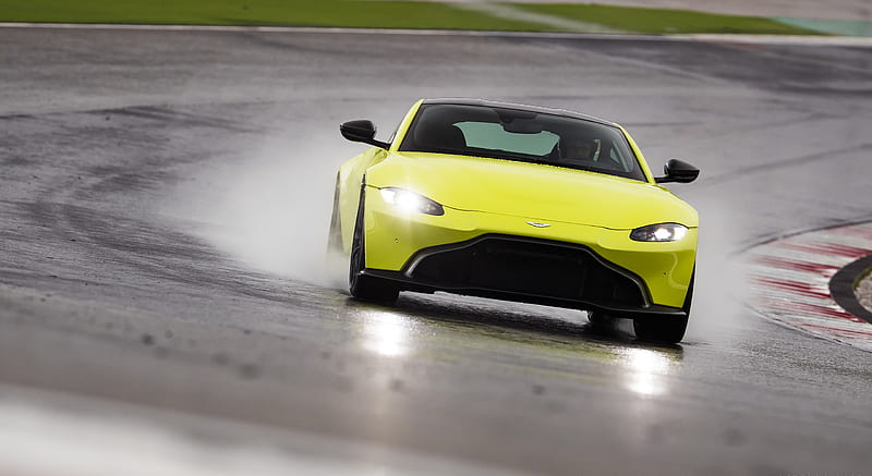 2019 Aston Martin Vantage (Lime Essence) - Front , car, HD wallpaper