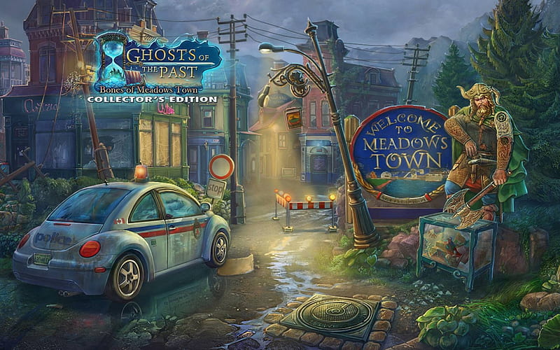 Ghosts of the Past - Bones of Meadows Town07, hidden object, cool, video games, puzzle, fun, HD wallpaper