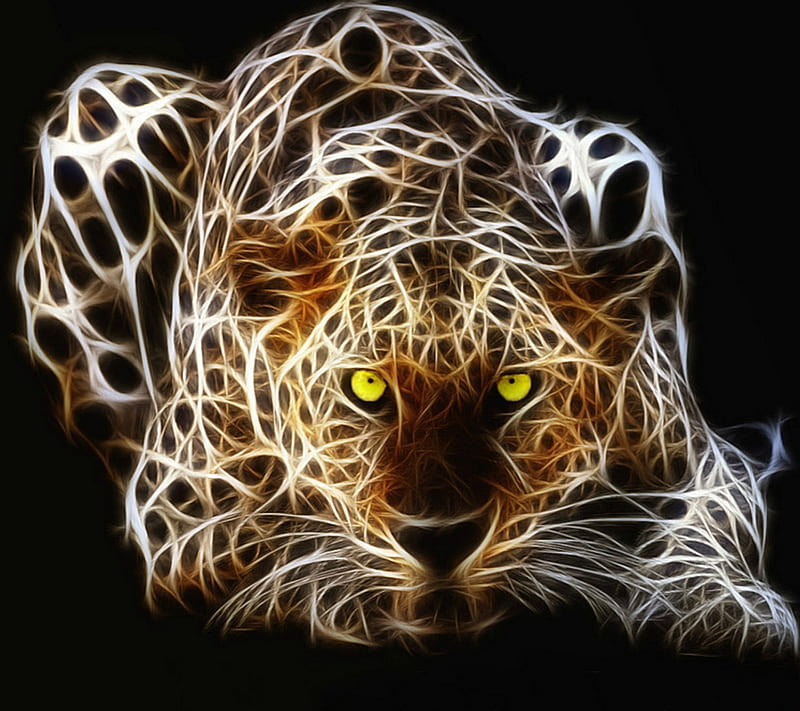 Abstract Tiger , 2012, animal, cool, eye, lion, love, neon, new, rocky, HD wallpaper