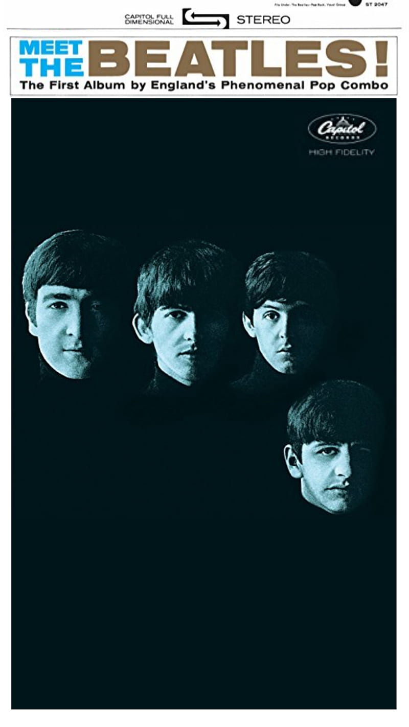 Meet The Beatles, capitol, george harrison, john lennon, paul mccartney,  pop rock, HD phone wallpaper | Peakpx