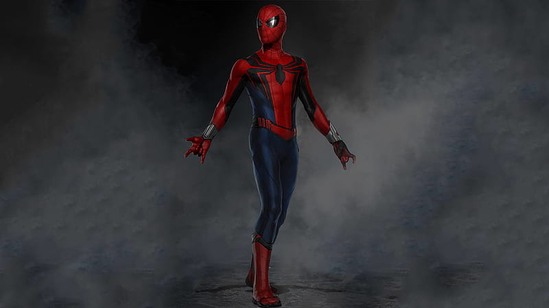 Spiderman Suit Artwork, spiderman, artwork, artist, digital-art, artstation, HD wallpaper