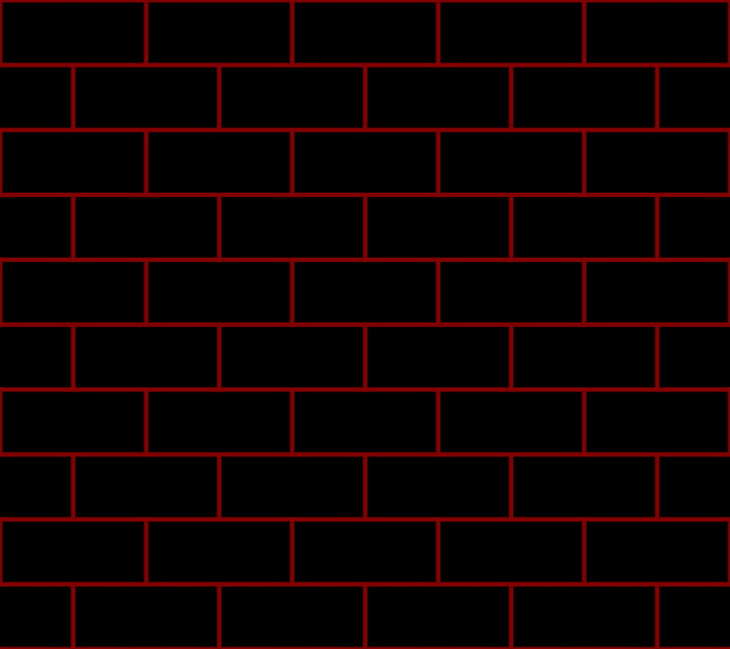 RedBlack Bricks, abstract, black, red, HD wallpaper
