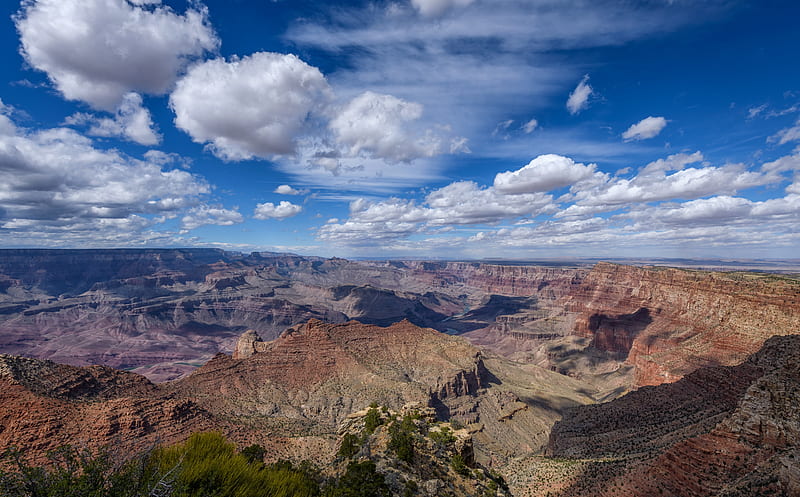 View of the South Rim of the Grand Canyon... Ultra, United States, Arizona, Landscape, West, Desert, National, Park, Grand, South, Vista, American, Canyon, Navajo, Point, southwest, unitedstates, coconino, GrandCanyon, southrim, grandcanyonnationalpark, navajopoint, americanwest, bigvista, desertsouthwest, HD wallpaper