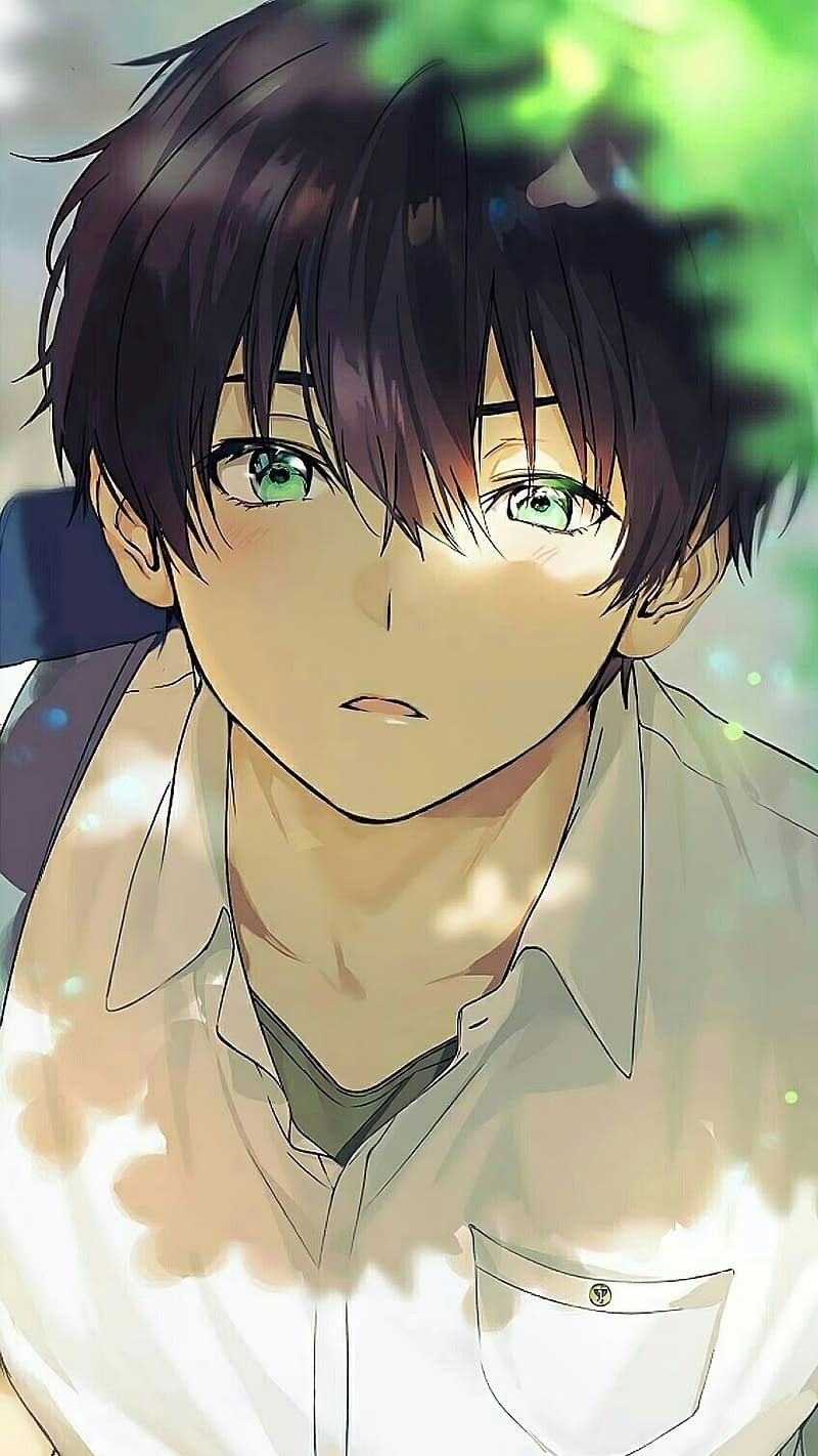 Handsome Anime Boy Blue Eyes 4K by Subaru_sama