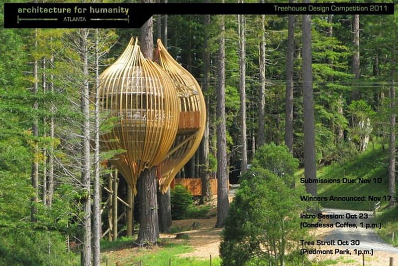Weekend Treehouse, treehouse, nature, weekend, woods, HD wallpaper