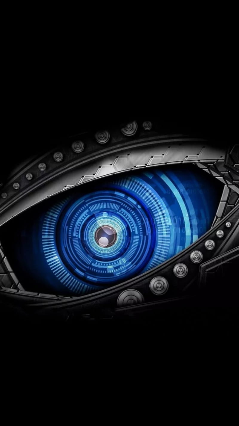 Eye , dc, techno, technology, eyes, lights, HD phone wallpaper