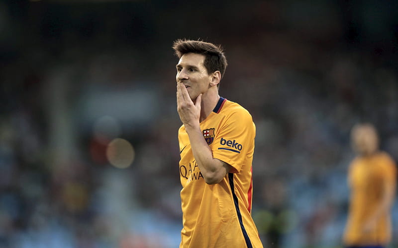 Lionel Messi, Football, Barcelona, Catalonia, Spain, Argentinian football player, FC Barcelona, Barca, HD wallpaper