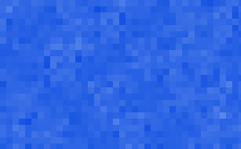 Blue Pixels Background Ultra, Aero, Colorful, Blue, background, Pixels, Mosaic, HD wallpaper