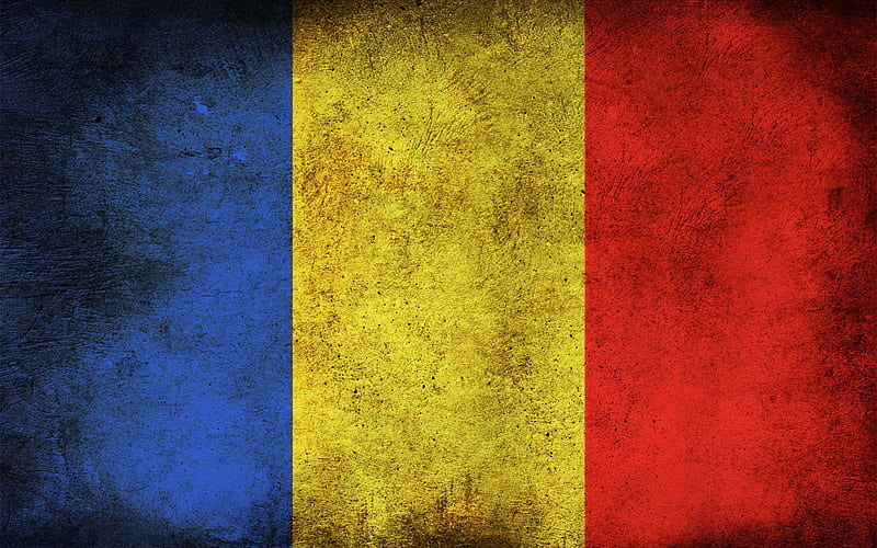 Flag Of Romania and Background, Romanian Flag, HD wallpaper