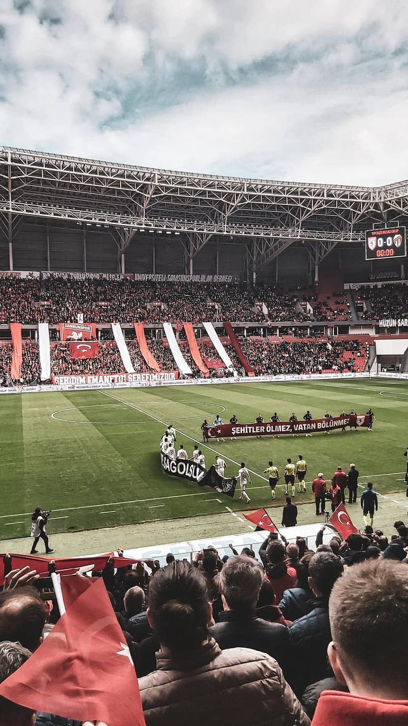 Samsunspor, football, stadium, HD phone wallpaper