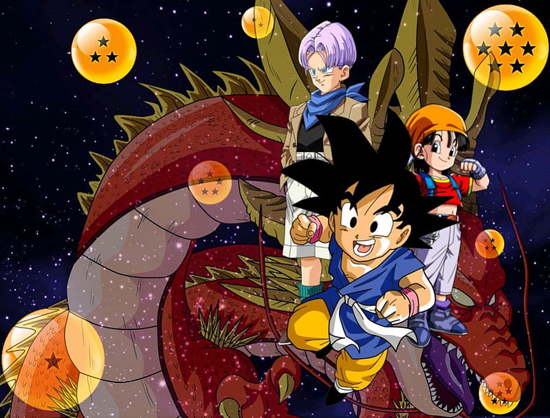 Dragon Ball Gt Player Anime Pan Son Goku 7 Dragon Ball Manga Trunks Red Dragon Hd Wallpaper Peakpx
