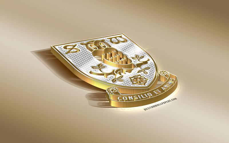 Sheffield Wednesday FC, English football club, golden silver logo, Sheffield, England, EFL Championship, 3d golden emblem, creative 3d art, football, HD wallpaper