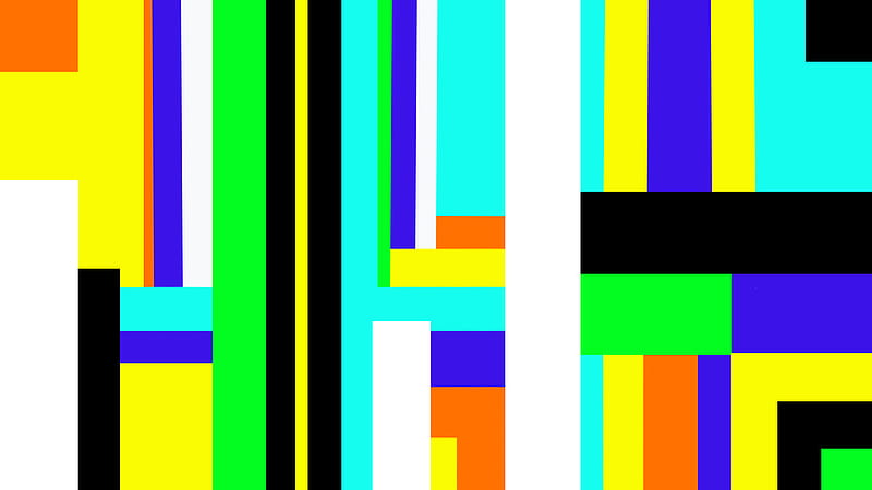 Abstract, Geometry, Colorful, Shapes, Square, Stripes, HD wallpaper