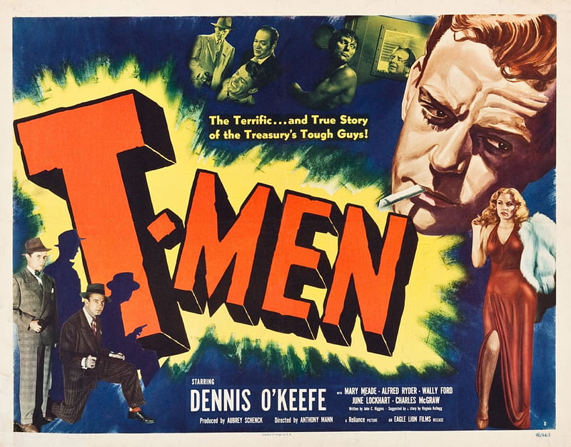 Classic Movies - T-Men (1947), Dennis O Keefe, Classic Movies, Wallace Ford, June Lockhart, Charles McGraw, HD wallpaper