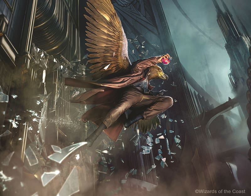 Magic The Gathering Skyway Robber Art, HD wallpaper