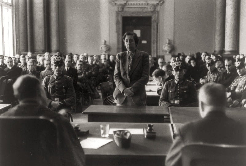 Elisabeth Gloeden On Trial (1944), Elisabeth Gloeden, World War Two, Hitler Bomb Plot, Kangeroo Court, HD wallpaper