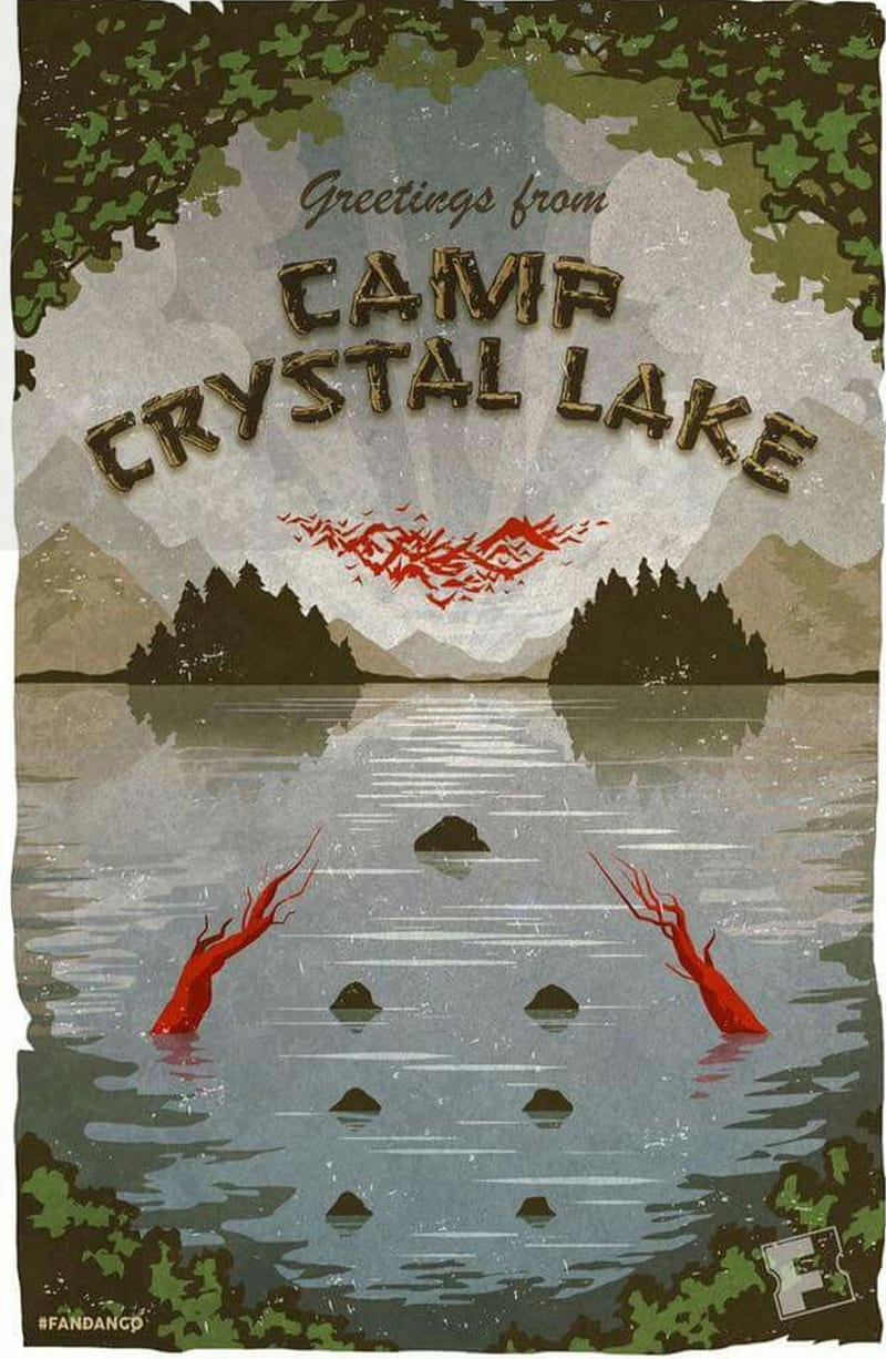 Phone Wallpaper: Friday the 13th | Jason Voorhees | Camp Crystal Lake |  Hockey Mask | Summer Camp | Digital Download | Digital Art