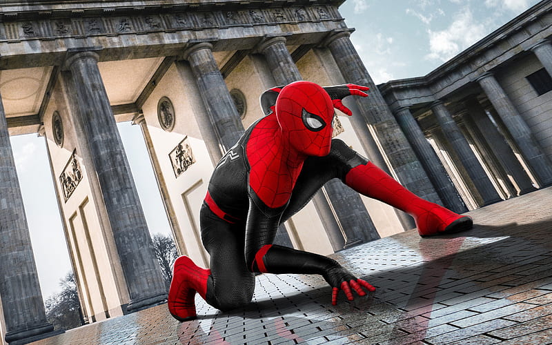 Spiderman, into the spider-verse, póster, promoción, superhéroe, personajes  principales, Fondo de pantalla HD | Peakpx