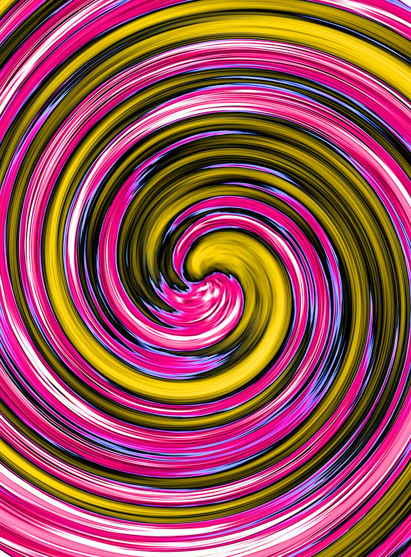 spiral, vortex, swirling, multi-colored, HD phone wallpaper
