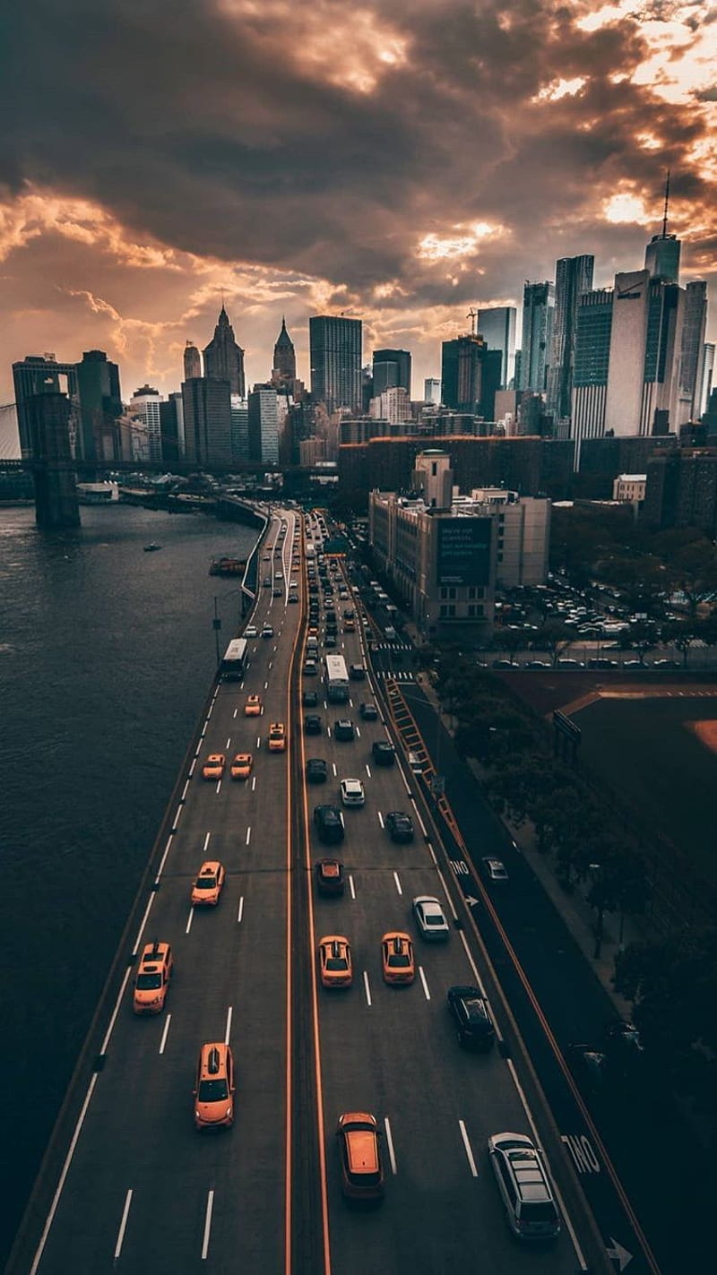 City, land, travel, landscape, town newyork, HD phone wallpaper