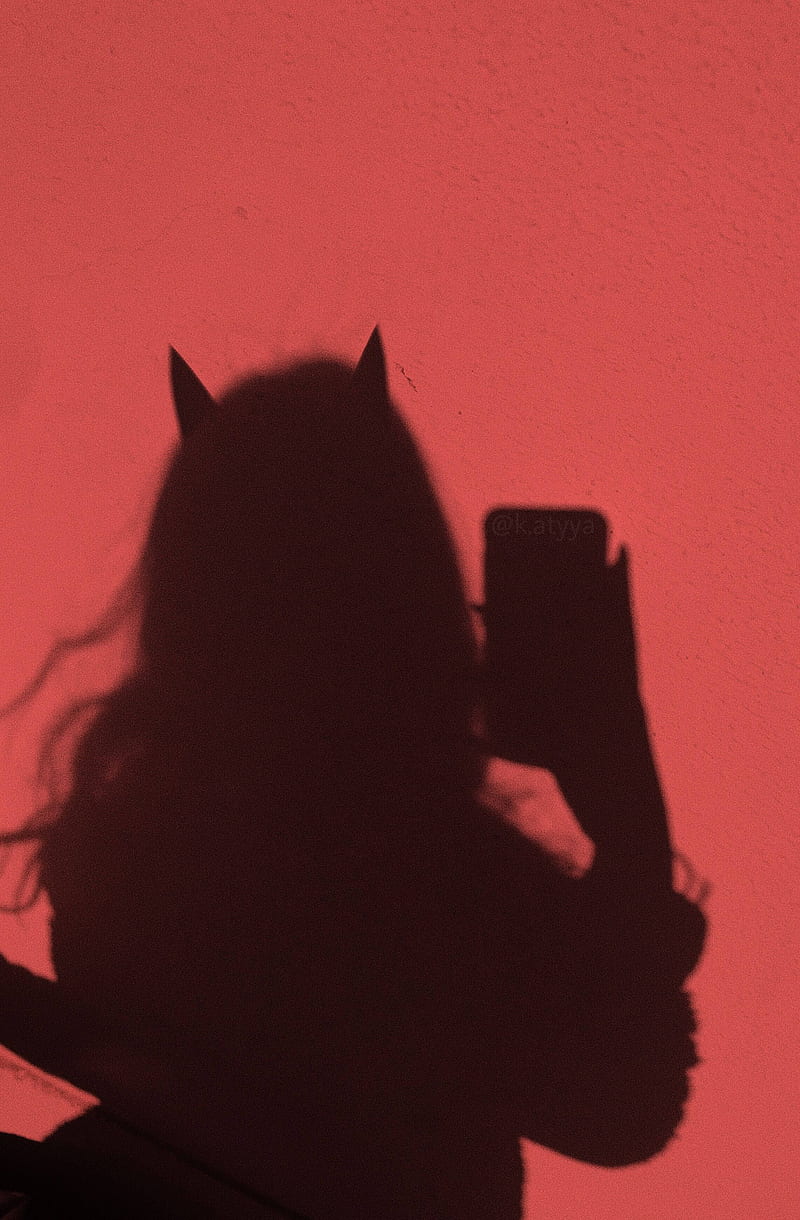 2K free download | Aesthetic Profile Devil Woman Shadow, HD phone ...