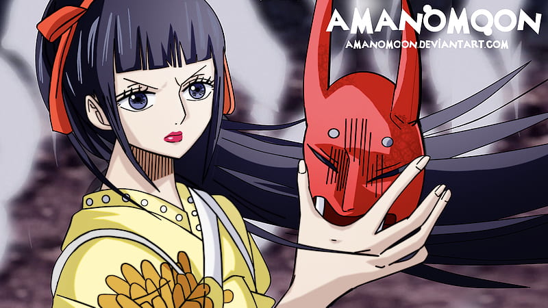 O kiku, anime, one piece, samurai, wano arc, HD wallpaper