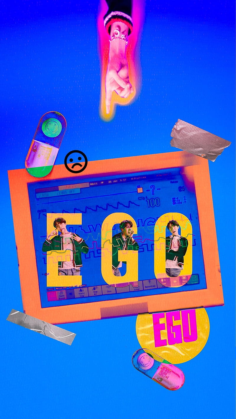 E G O Bts Aesthetic Cute Iphone Letter Neon Phone Retro Vaporwave Hd Mobile Wallpaper Peakpx