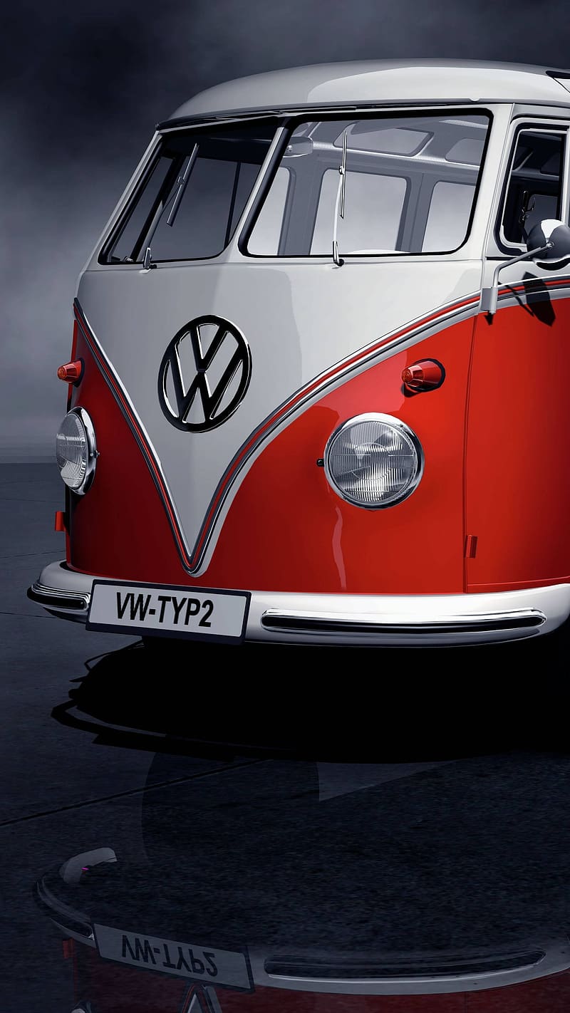 Volkswagen Bus, bus, vehicle, HD phone wallpaper