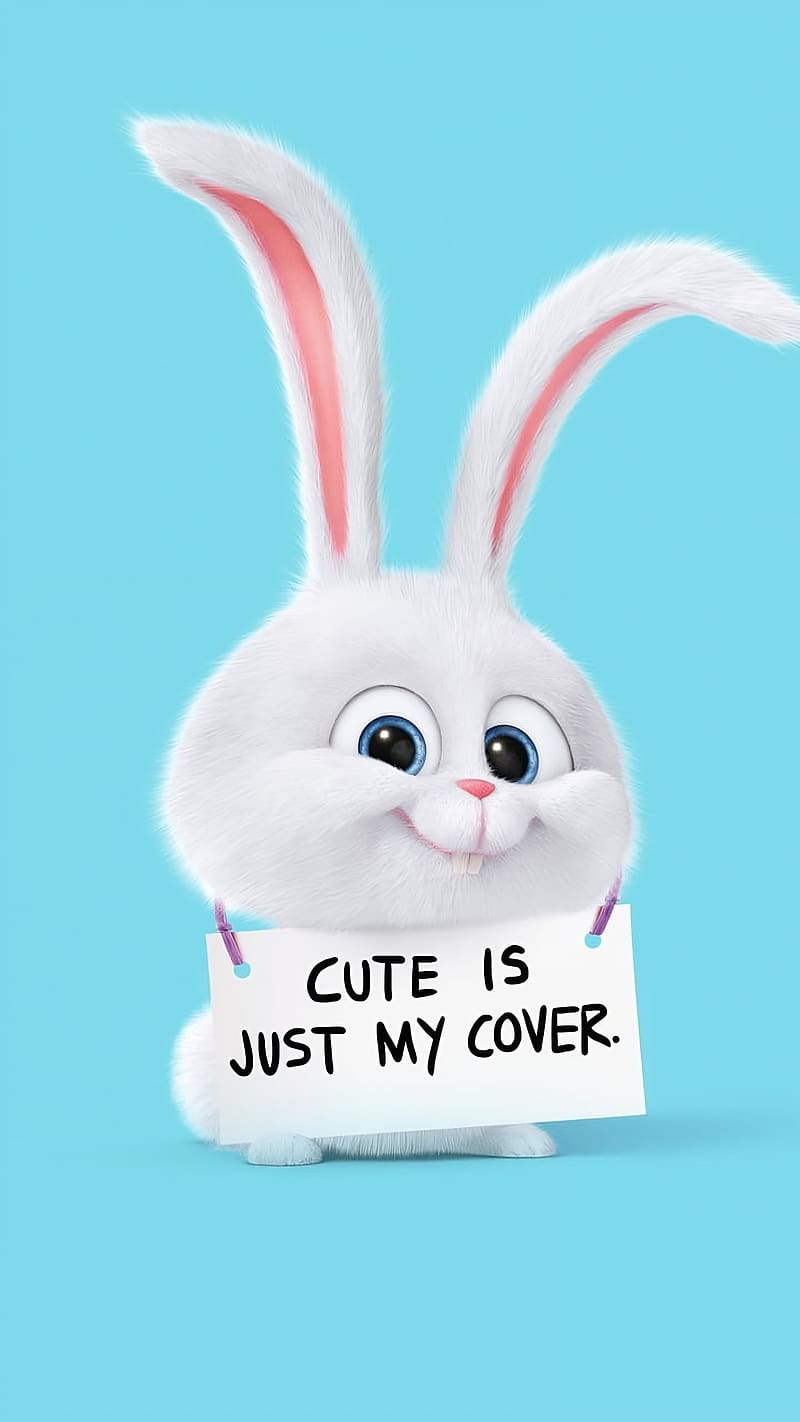 Sweet rabbit little cute kawaii anime cartoon Vector Image