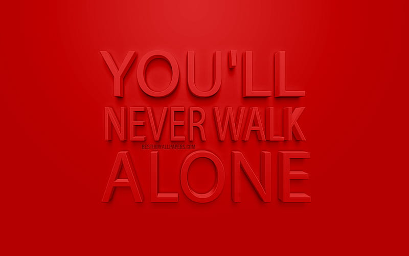Ynwa Never Liverpool Liverpool Fc Emblem Os Will Red Alone Walk Hd Wallpaper Peakpx