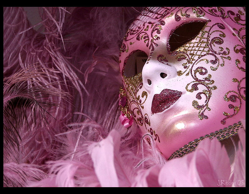 Venetian Carnival Mask, carnival, bonito, mask, venetian, HD wallpaper
