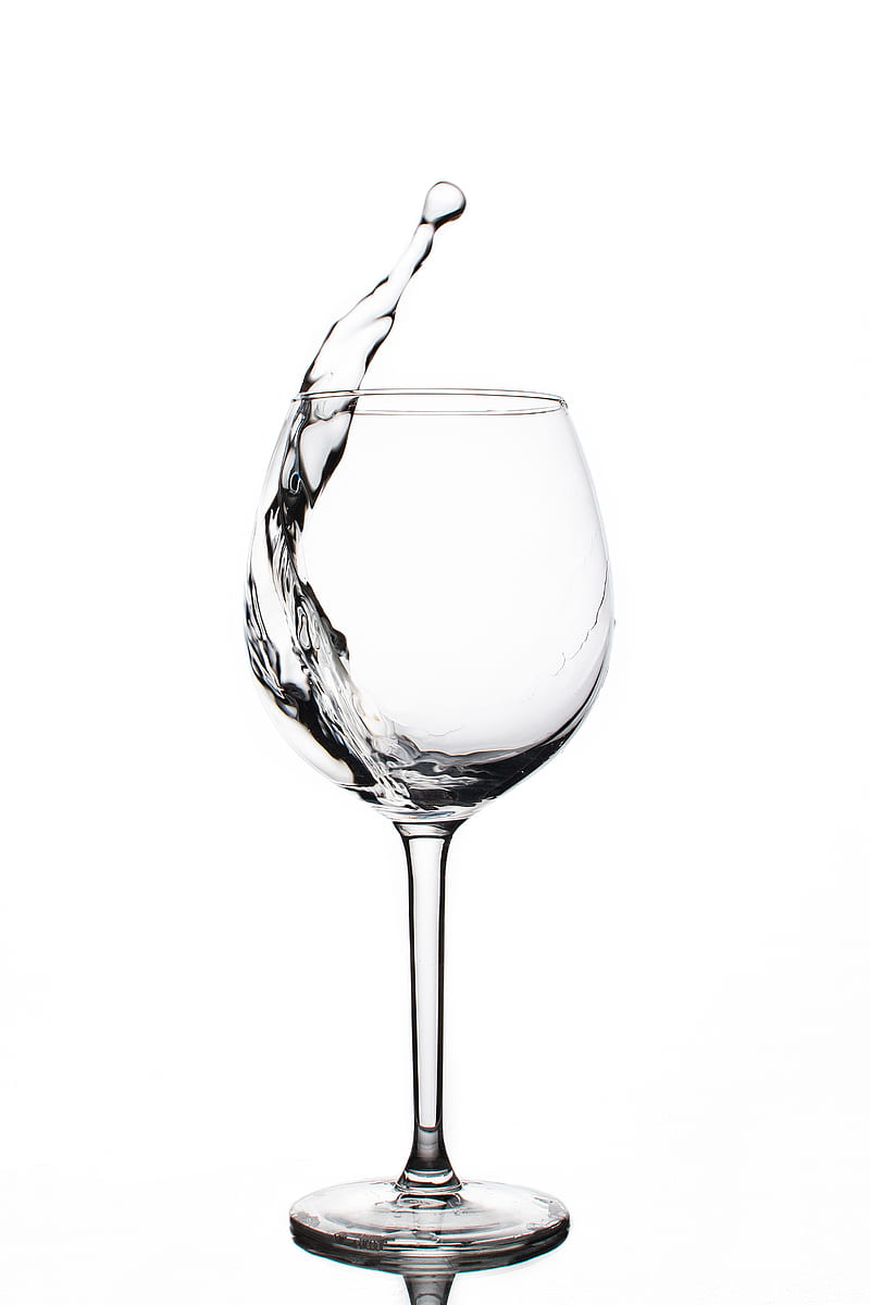 liquid in clear wine glass, HD phone wallpaper