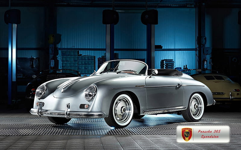 Porsche 365 Speedster, carros, porsche, silver, esports, vintage, fast, HD wallpaper