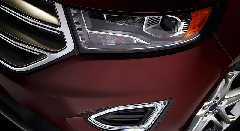 2015 Ford Edge Titanium - Headlight, car, HD wallpaper | Peakpx