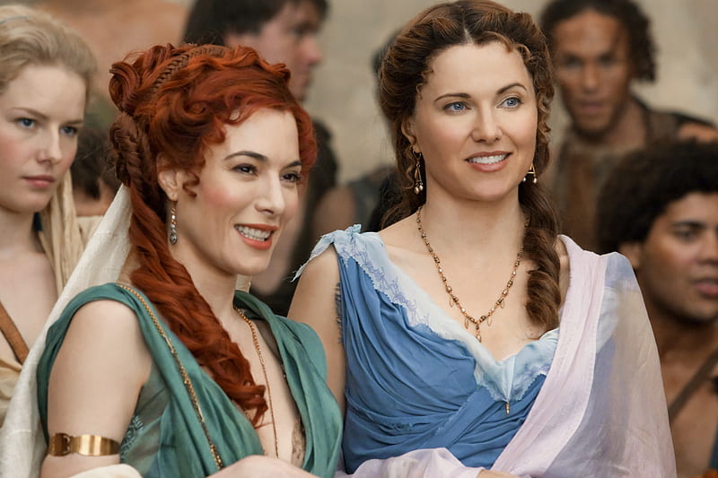 Lucy Lawless and Jaime Murray, tmes, roman, characters, entertainment, tv series, bonito, HD wallpaper