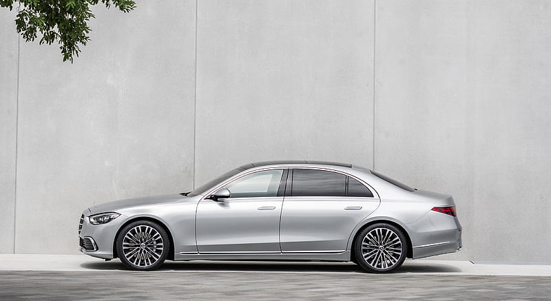 2021 Mercedes-Benz S-Class (Color: High-tech Silver) - Side , car, HD wallpaper