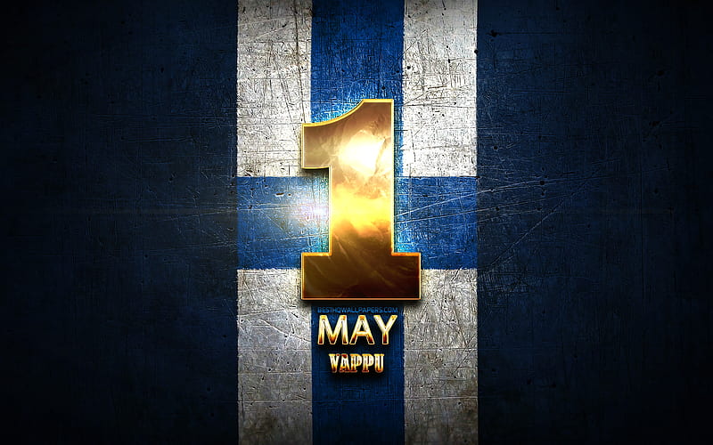 Vappu, May 1, golden signs, Finnish national holidays, Finland Public Holidays, Finland, Europe, Saint Walpurgis Day, HD wallpaper