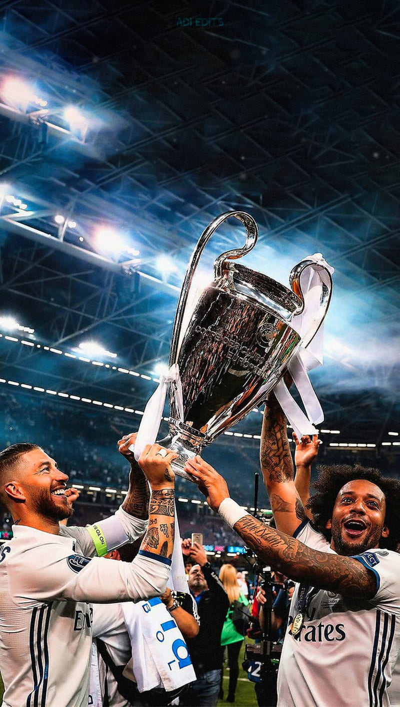 Real Madrid Champion, player, ramos marcelo, sport, HD phone wallpaper