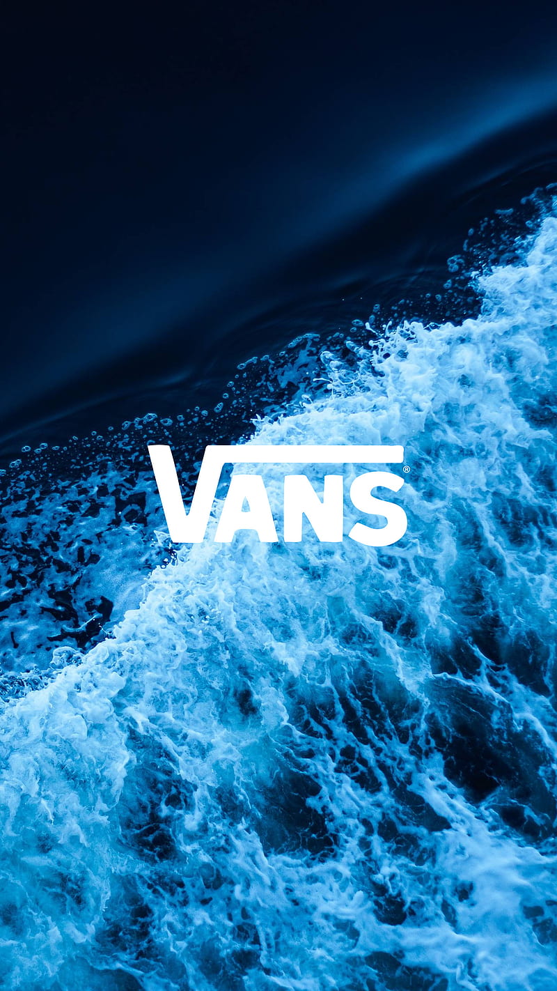Vans Waves, 2018, brands logos, minimal, ocean, sea, vans, wave, HD phone wallpaper