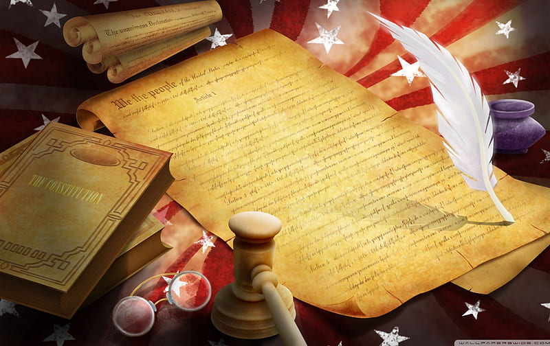 The Declaration Of Independence, american independence, the founding fathers, the american revolution, the revolutionary war, HD wallpaper