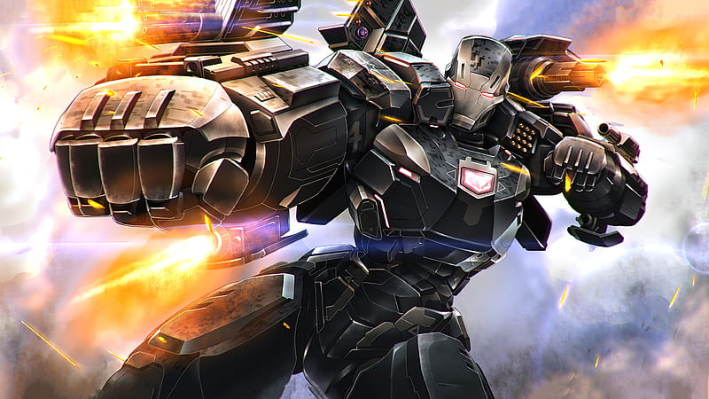 War Machine 2020 Armor, war-machine, superheroes, artwork, artist, pixiv, HD wallpaper