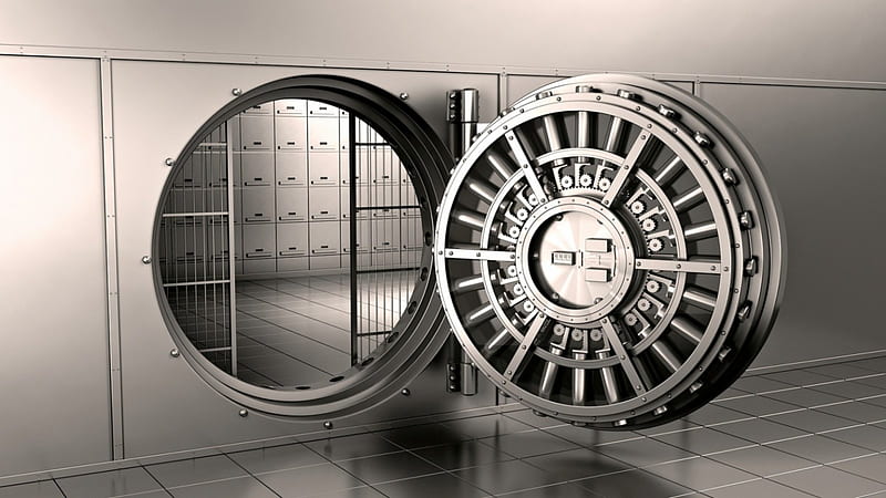 The Vault, secure, valuables, heavy duty, Bank, HD wallpaper