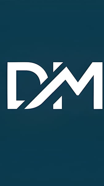 Premium Vector | Logo dm letter company name