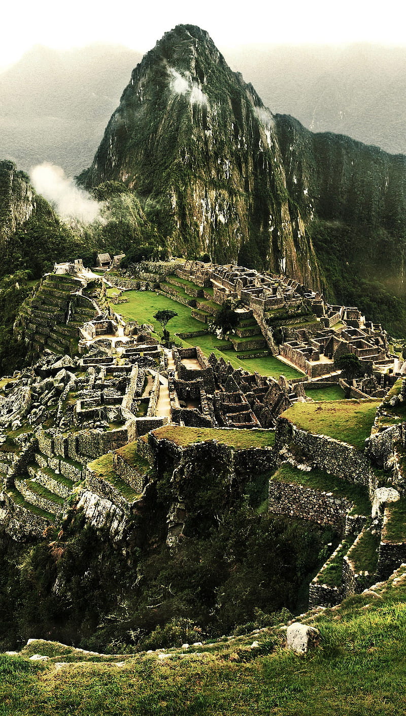 Machu Picchu, nature, old, HD phone wallpaper