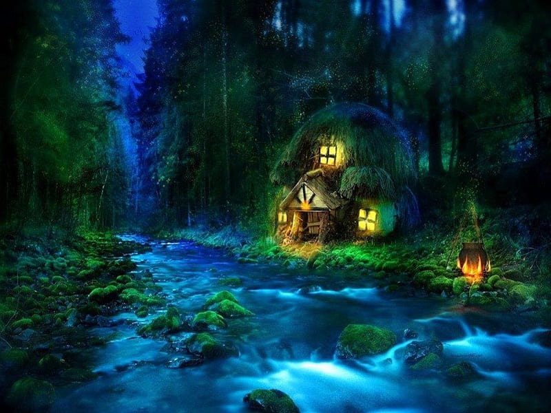 House of Fables, cute, fantasy, fairy tale, story, imagination, HD wallpaper