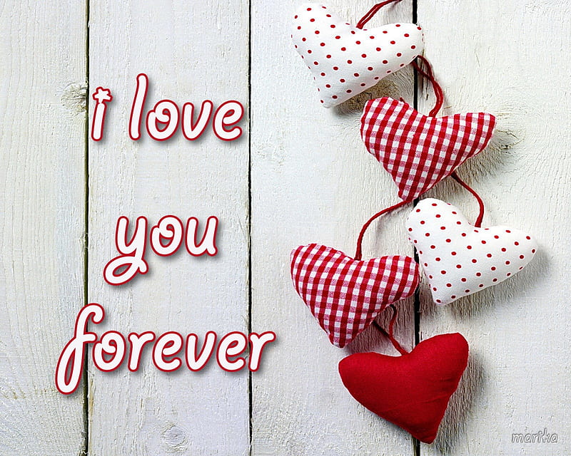 I love You, romantic, fabric, love, siempre, os, valentine, corazones, wood, HD wallpaper