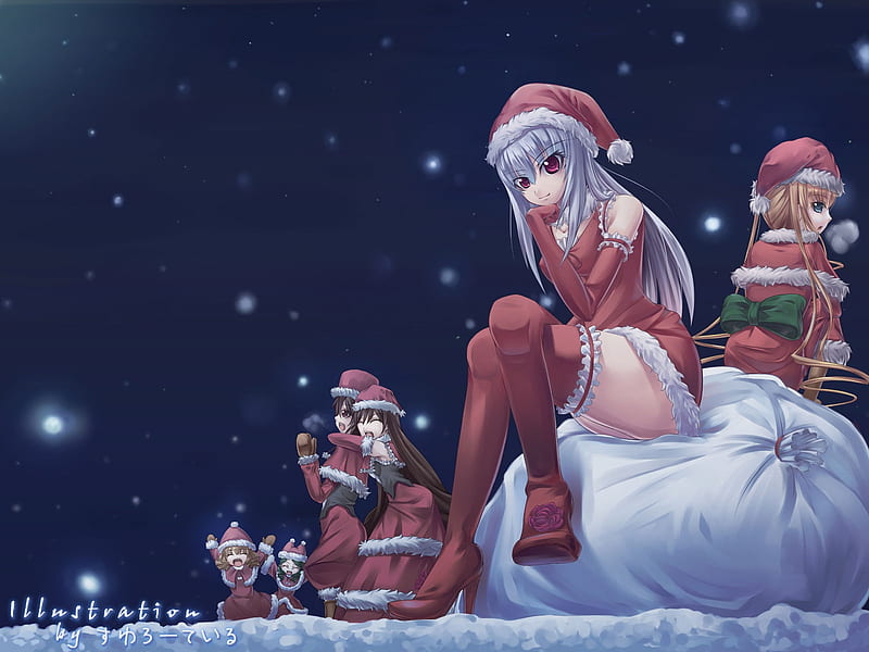 X-mas Presents, present, christmas, bonito, sexy, winter, cold, santa,  snow, HD wallpaper | Peakpx