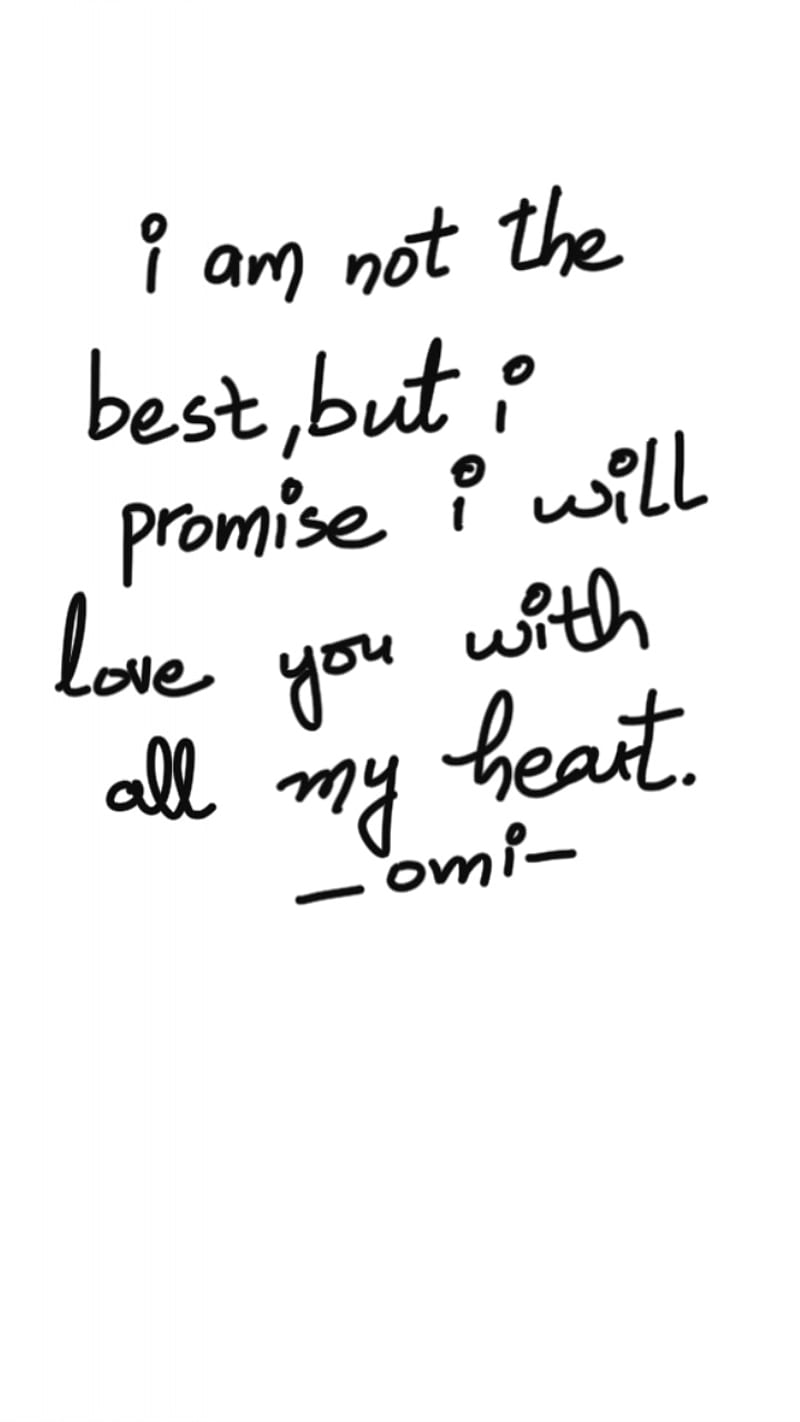 Lovewithallmyheart, handwritten, notes, omi, quotes, wording, words, HD phone wallpaper