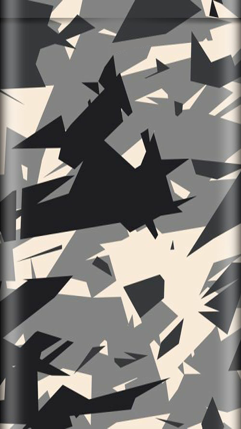 Splinter Camo, 929, camouflage, cool, edge, geometric, snow, urban, winter, HD phone wallpaper