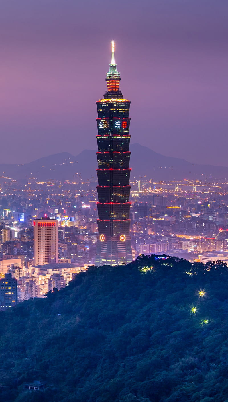 Taipei Tower, ptqw, qrtw, HD phone wallpaper